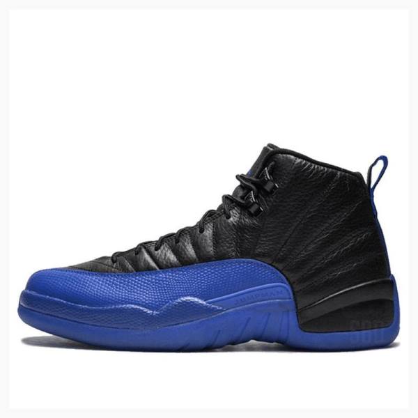 Black / Blue Nike Retro Game Basketball Shoes Men\'s Air Jordan 12 | JD-748AN