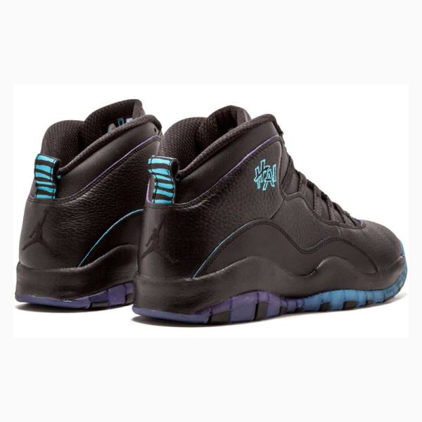 Black / Blue Nike Retro Shanghai Basketball Shoes Men's Air Jordan 10 | JD-487KX