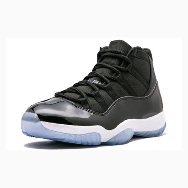 Black / Blue Nike Retro Space Jam Basketball Shoes Men's Air Jordan 11 | JD-103OF