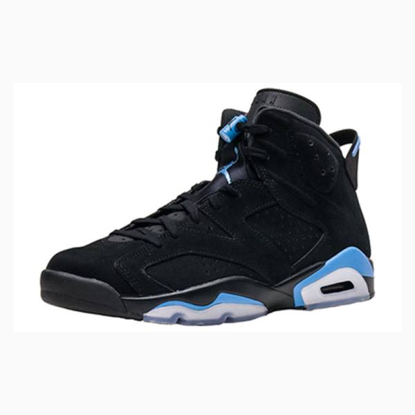 Black / Blue Nike Retro UNC – Univeristy Basketball Shoes Men's Air Jordan 6 | JD-674YM