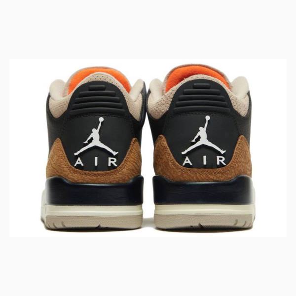 Black / Brown Nike Retro Desert Elephant Basketball Shoes Men's Air Jordan 3 | JD-957YZ