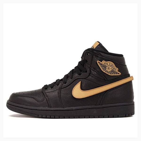 Black / Brown Nike Retro High BHM Basketball Shoes Men\'s Air Jordan 1 | JD-763QH