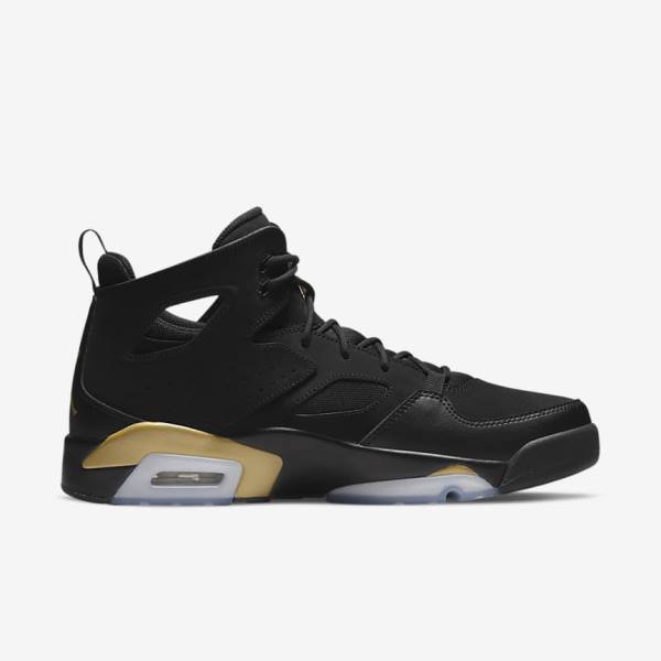 Black / Gold Nike Flight Club 91 Sneakers Men's Air Jordan | NK794PIE