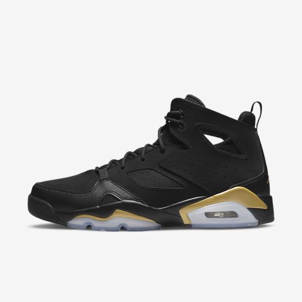 Black / Gold Nike Flight Club 91 Sneakers Men\'s Air Jordan | NK794PIE