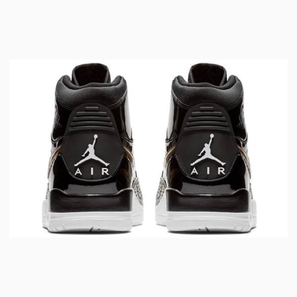 Black / Gold Nike Legacy 312 Basketball Shoes Men's Air Jordan | JD-324GC