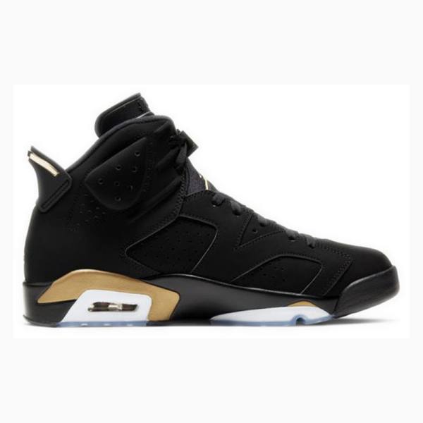 Black / Gold Nike Retro DMP Defining Moments Basketball Shoes Men's Air Jordan 6 | JD-073YT