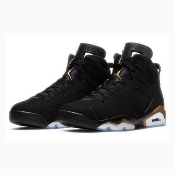 Black / Gold Nike Retro DMP Defining Moments Basketball Shoes Men's Air Jordan 6 | JD-073YT