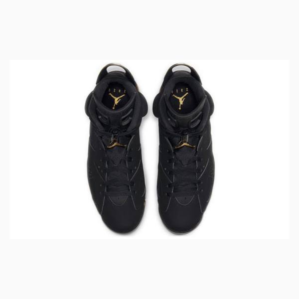 Black / Gold Nike Retro DMP Defining Moments Basketball Shoes Men's Air Jordan 6 | JD-073YT