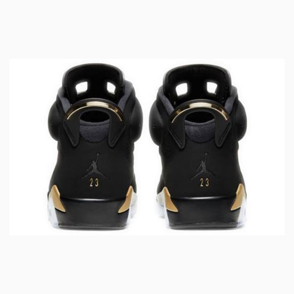 Black / Gold Nike Retro DMP Defining Moments Basketball Shoes Men's Air Jordan 6 | JD-073YT