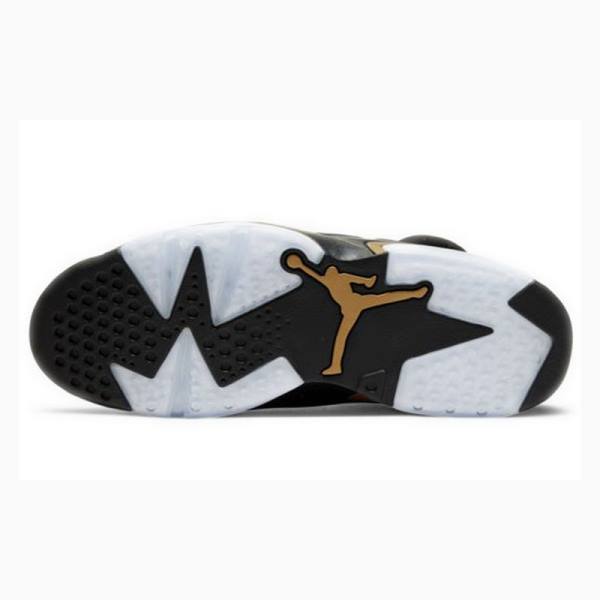 Black / Gold Nike Retro DMP Defining Moments Basketball Shoes Men's Air Jordan 6 | JD-073YT