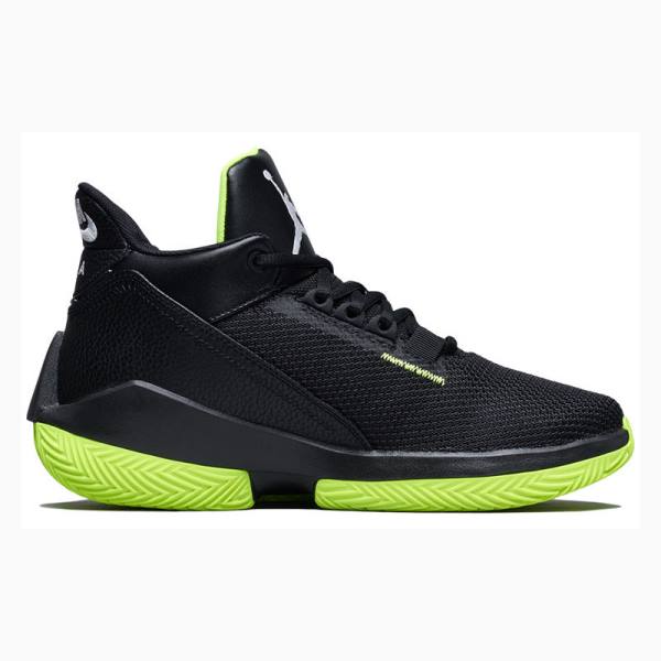 Black / Green Nike 2x3 PF Basketball Shoes Men's Air Jordan | JD-437KF