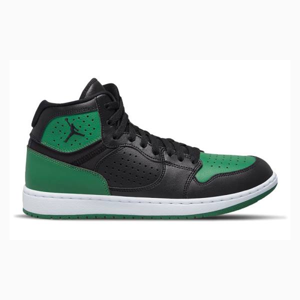 Black / Green Nike Access Basketball Shoes Men's Air Jordan | JD-315CK