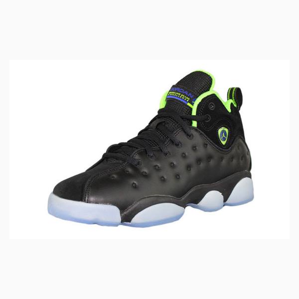 Black / Green Nike Jumpman Team II Basketball Shoes Women's Air Jordan | JD-064WZ