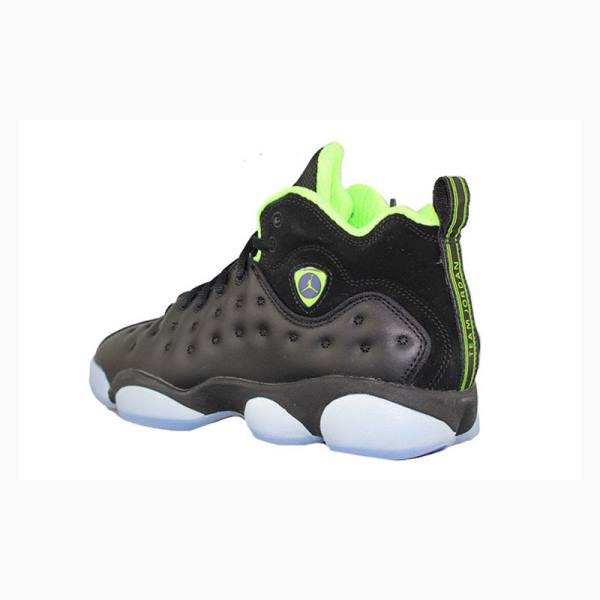 Black / Green Nike Jumpman Team II Basketball Shoes Women's Air Jordan | JD-064WZ