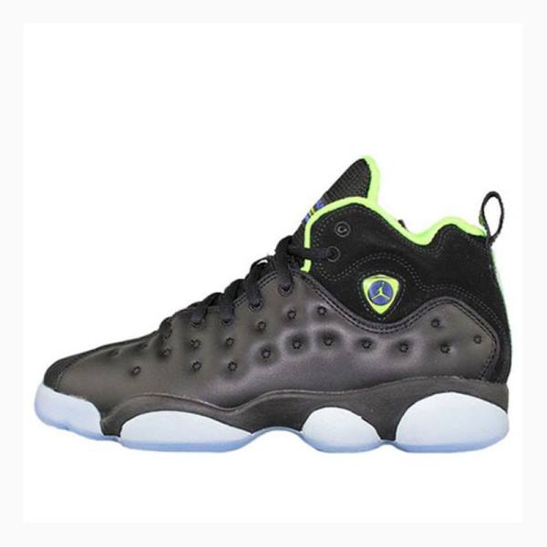 Black / Green Nike Jumpman Team II Basketball Shoes Women\'s Air Jordan | JD-064WZ