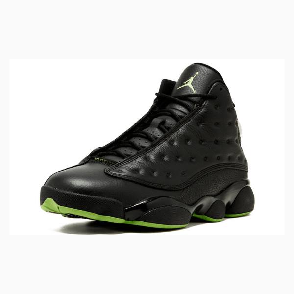 Black / Green Nike Retro Altitude Basketball Shoes Men's Air Jordan 13 | JD-724FB