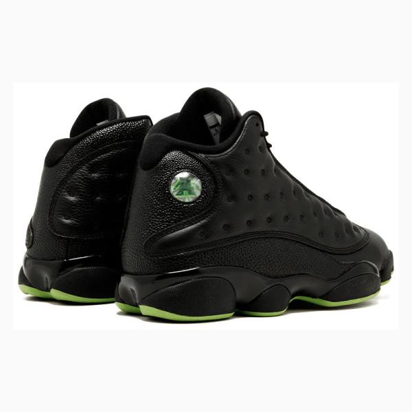 Black / Green Nike Retro Altitude Basketball Shoes Men's Air Jordan 13 | JD-724FB