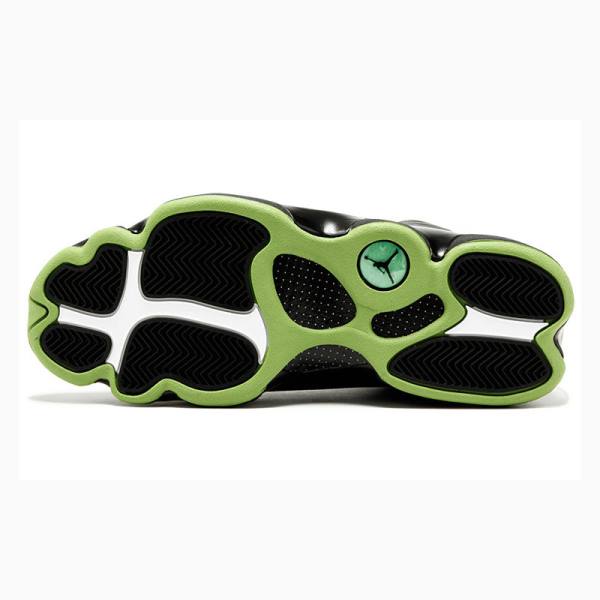 Black / Green Nike Retro Altitude Basketball Shoes Men's Air Jordan 13 | JD-724FB