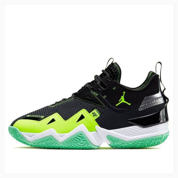 Black / Green Nike Westbrook One Take Basketball Shoes Women\'s Air Jordan | JD-548ZO