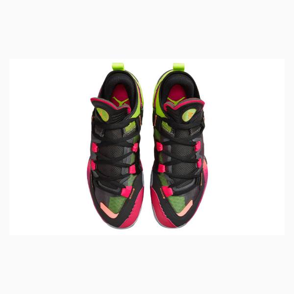 Black / Green / Rose Nike Why Not Zer0.5 PF Black Basketball Shoes Men's Air Jordan | JD-607HE