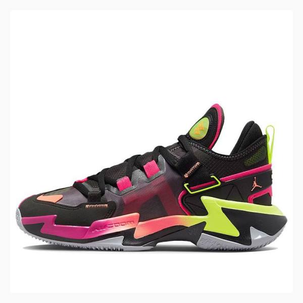 Black / Green / Rose Nike Why Not Zer0.5 PF Black Basketball Shoes Men\'s Air Jordan | JD-607HE