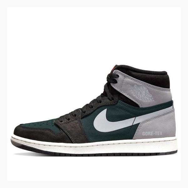 Black / Grey Nike High Element Gore-Tex Particle Basketball Shoes Men\'s Air Jordan 1 | JD-638TS