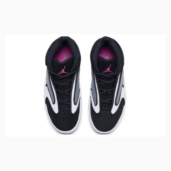 Black / Grey Nike OG Fuchsia Basketball Shoes Women's Air Jordan | JD-160VB