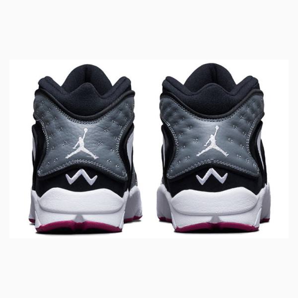 Black / Grey Nike OG Fuchsia Basketball Shoes Women's Air Jordan | JD-160VB