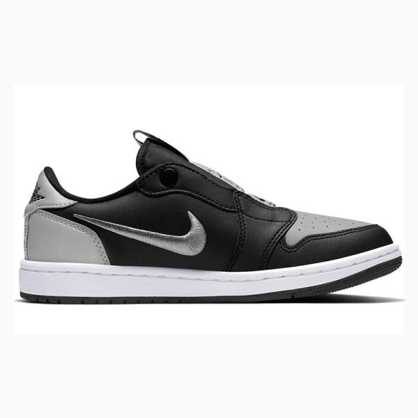 Black / Grey Nike Retro Low Slip SE Shadow Sneakers Women's Air Jordan 1 | JD-587VC