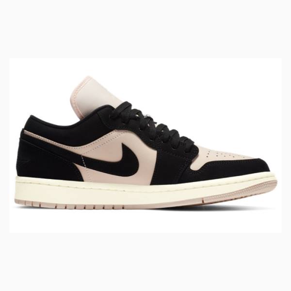 Black / Khaki Nike Low Guava Ice Sneakers Women's Air Jordan 1 | JD-769DR