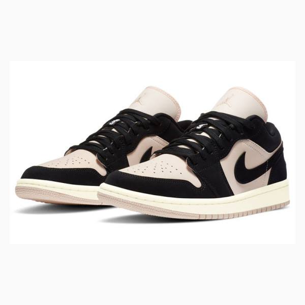 Black / Khaki Nike Low Guava Ice Sneakers Women's Air Jordan 1 | JD-769DR