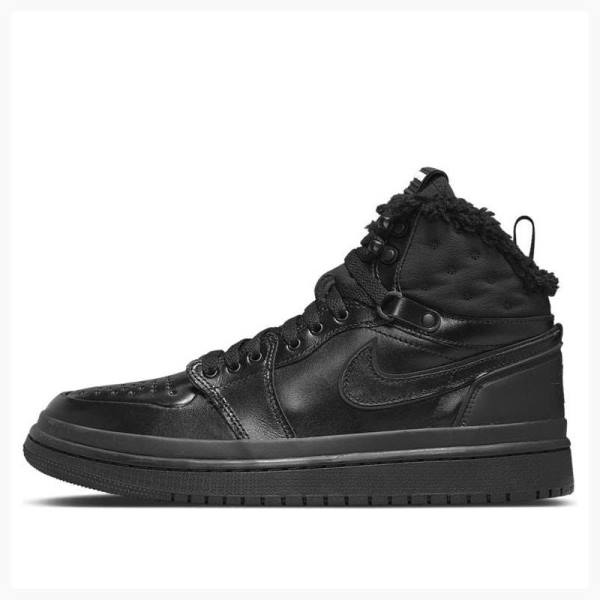 Black Nike Acclimate Triple Basketball Shoes Women\'s Air Jordan 1 | JD-405BP