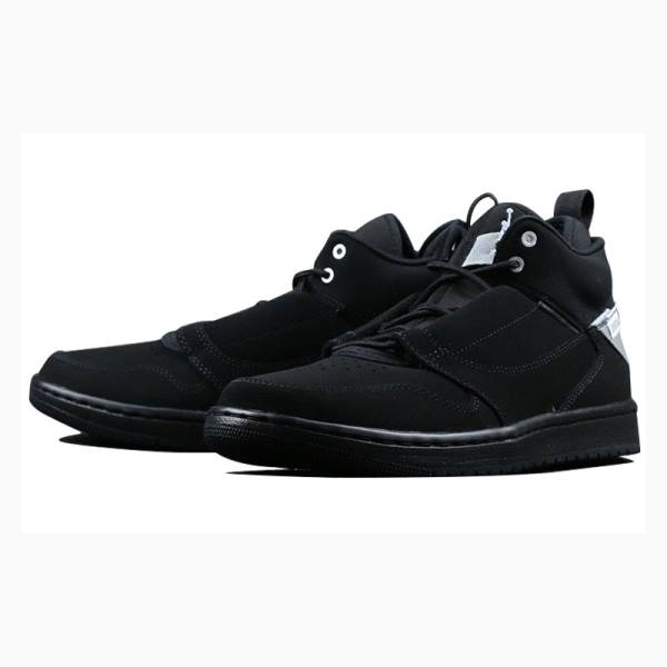 Black Nike Fadeaway Basketball Shoes Men's Air Jordan | JD-984PZ