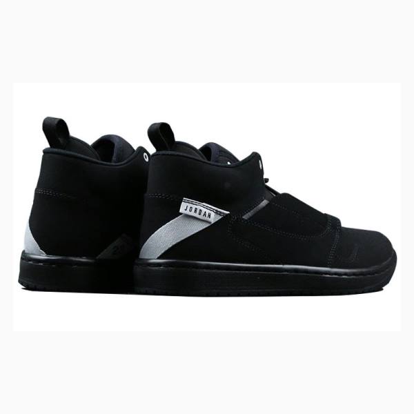 Black Nike Fadeaway Basketball Shoes Men's Air Jordan | JD-984PZ