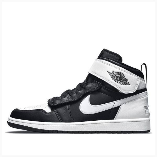 Black Nike FlyEase Basketball Shoes Men\'s Air Jordan 1 | JD-027ML