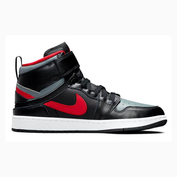 Black Nike FlyEase Basketball Shoes Men's Air Jordan 1 | JD-714UN