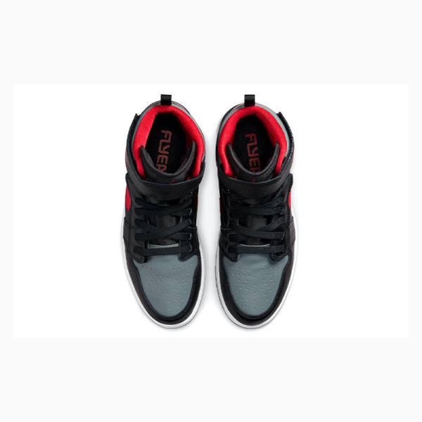 Black Nike FlyEase Basketball Shoes Men's Air Jordan 1 | JD-714UN