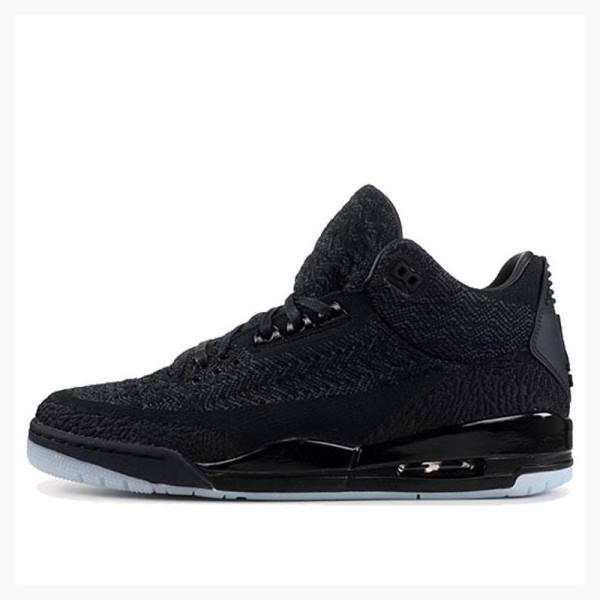 Black Nike Flyknit Anthracite Basketball Shoes Men\'s Air Jordan 3 | JD-560WZ