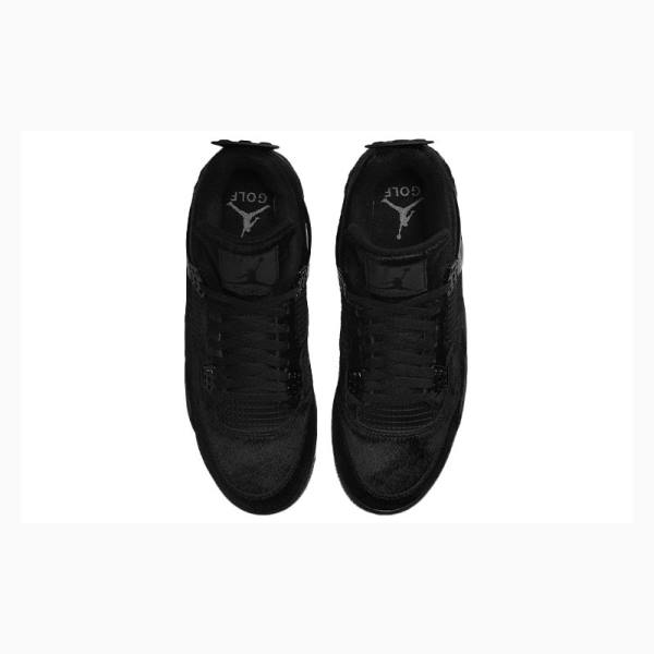 Black Nike Golf Cat Sneakers Sneakers Men's Air Jordan 4 | JD-851VC