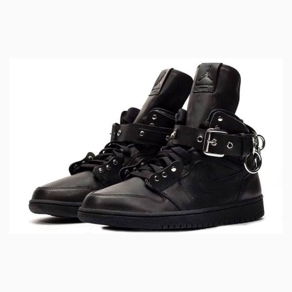 Black Nike High STRAP SP JORDAN LEGACY Basketball Shoes Men's Air Jordan 1 | JD-845BT