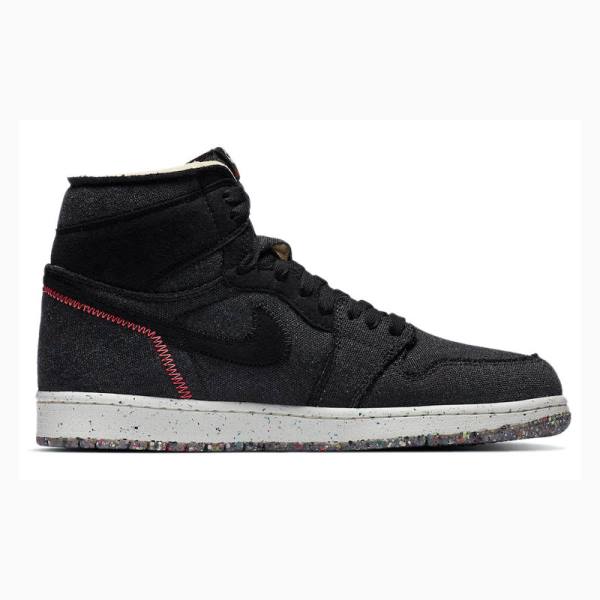 Black Nike High Zoom Space Hippie Basketball Shoes Men's Air Jordan 1 | JD-862FG