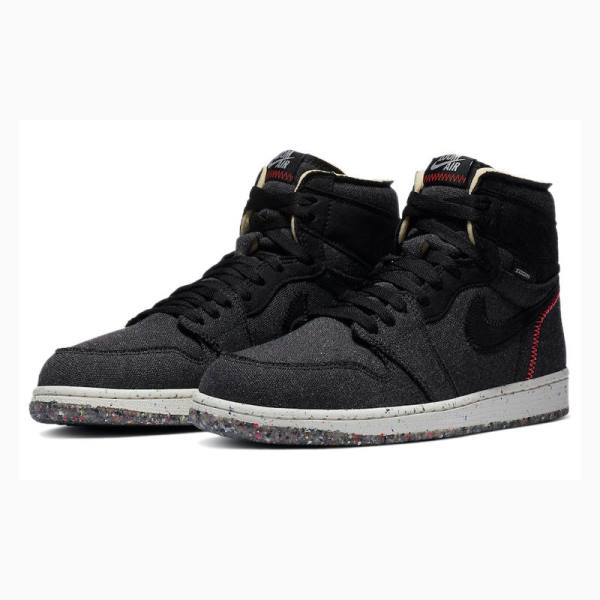 Black Nike High Zoom Space Hippie Basketball Shoes Men's Air Jordan 1 | JD-862FG