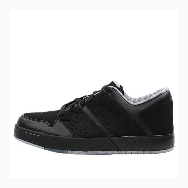 Black Nike Nu Retro 1 Low Stealth (2007) Sneakers Women\'s Air Jordan | JD-856NF