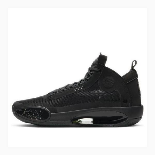 Black Nike PF Basketball Shoes Men\'s Air Jordan 34 | JD-695WL