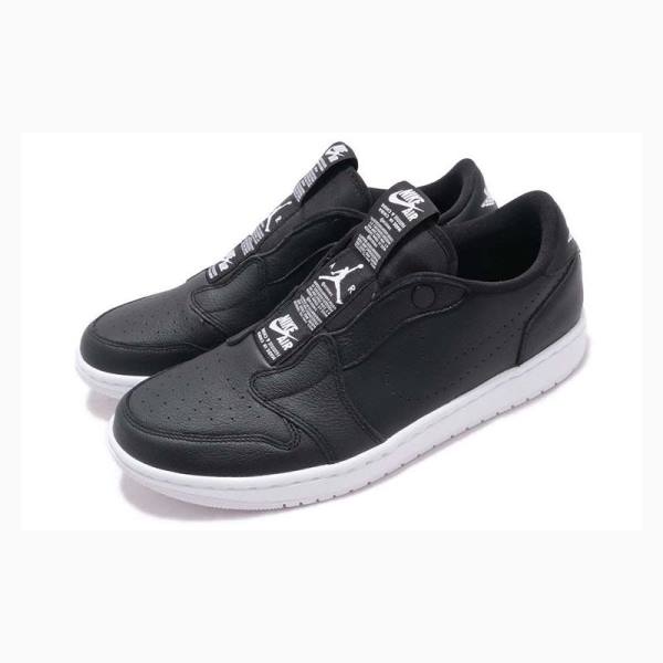 Black Nike RET Low Slip Sneakers Women's Air Jordan 1 | JD-507BU