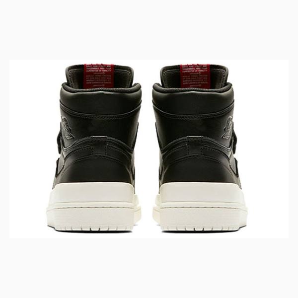 Black Nike RE HI Double STRP Sail Basketball Shoes Men's Air Jordan 1 | JD-038BR