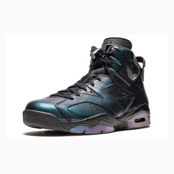 Black Nike Retro AS All-Star - Chameleon Basketball Shoes Men's Air Jordan 6 | JD-687UO