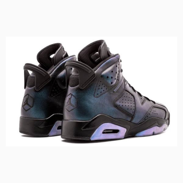 Black Nike Retro AS All-Star - Chameleon Basketball Shoes Men's Air Jordan 6 | JD-687UO