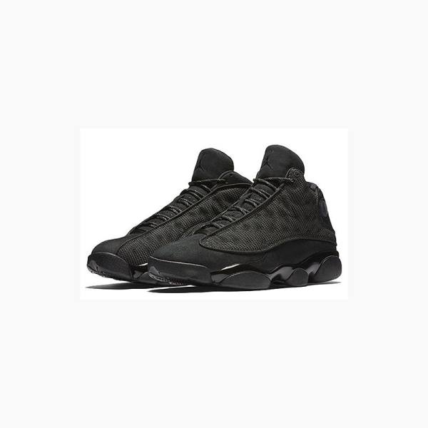 Black Nike Retro Basketball Shoes Men's Air Jordan 13 | JD-785XZ