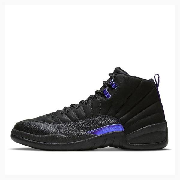 Black Nike Retro Concord Basketball Shoes Men\'s Air Jordan 12 | JD-542RP